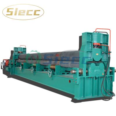 China High Quality Large Size Hydraulic Building Material Shops SIECC W11S Plate Rolling Machine Pipe Roll Bending Machine Width 500mm for sale