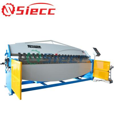 China Hotels 0.6mm 0.8mm 1mm 1.2mm 1.5mm 1.6mm 2mm Bending Steel Aluminum Sheet Manual Plate Bending Machine for sale