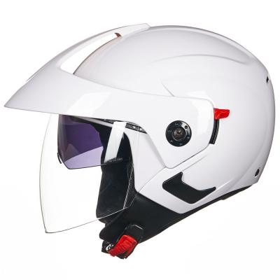 China Motocross Helmet Double Face Helmet Sun Visor Open Face Motorcycle Casco Design for sale