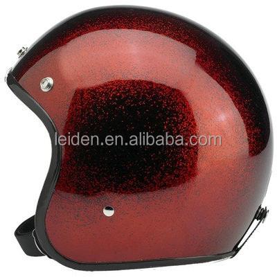 China ABS DOT Open Face Jet Helmet Motorcycle Helmet Glitter Shinning Popular In Europe for sale