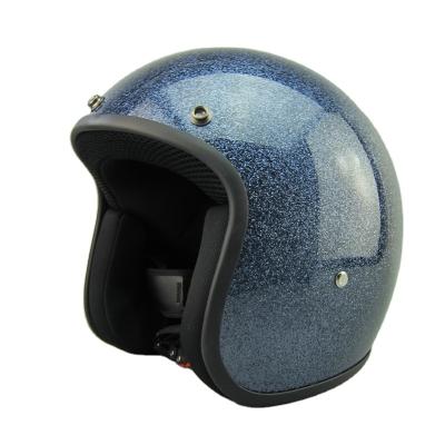 China Cheapest ABS helmet sparkle open face casco motorcycle helmet capacete motorcycle wiper helmet for sale