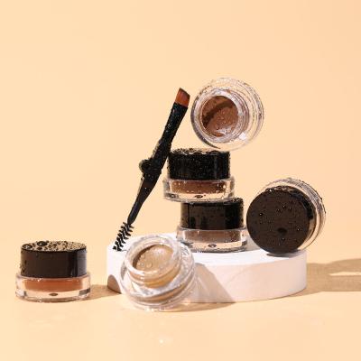 China 10 Colors Waterproof Eyebrow Waterproof Long-action Nourishing Dye Cream Eyebrow Cream for sale