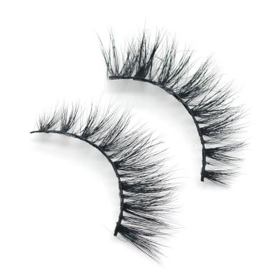 China 100% Real Handmade 3D Luxurious Sensitive Mink Eyelashes With Eyelash Packaging for sale