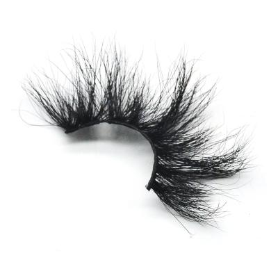 China Delicate Wholesale With Private Label Seller Supply 25mm Handmade 3D Mink Eyelashes for sale