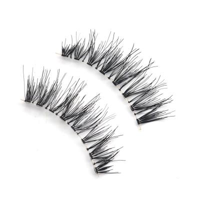 China Sensitive Packaging Custom Made Vegan Hair Eyelashes Manufacturers Private Label Fake Mink Silk Lashes Vendor for sale