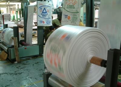 China Eco Friendly Woven Polypropylene Fabric , Offset Printing Feed Sack Fabric for sale