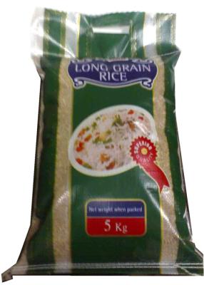 China Waterproof 25 Kgs PP Woven Rice Bag Gravure Printing 40gsm - 170gsm Weight for sale