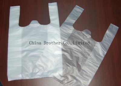 China Bolsos de compras plásticos impresos aduana de la protección del medio ambiente con las manijas en venta