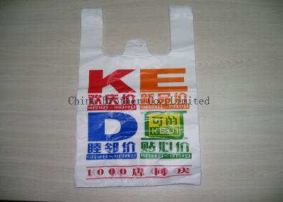 China Heavy Duty Plastic Shopping Bags With Handles , Custom Plastic Grocery Bags for sale