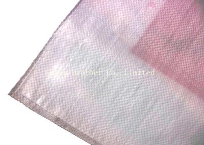 China PP Woven Heavy Duty Woven Rubble Sacks Durable White Laminated BOPP Film for sale