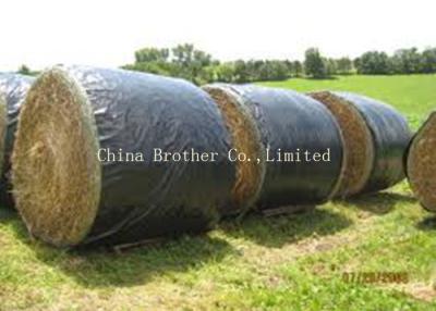 China Gravure Printing Hay Bale Sleeves Polypropylene Woven Rolls Custom Length for sale