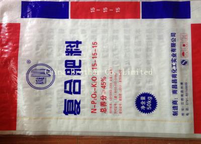 China Recyclable Fertilizer Packaging Bags 40kgs Excellent Glossy Print UV Protection for sale