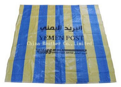 China 50kg Anti Slip Lightweight PE Woven Bag Eco Friendly For Packing Cement for sale