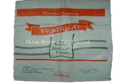 China Laminated Woven Salt / Atta Packing Bags Food Grade Lightweight For Packaging for sale