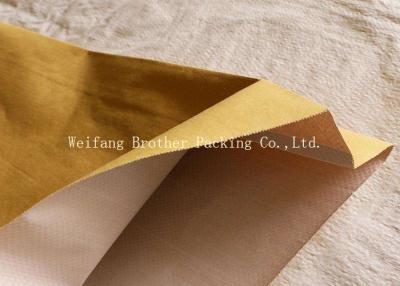 China PP Woven Kraft Paper Plastic Composite Bag For Graphite Powder Packing for sale