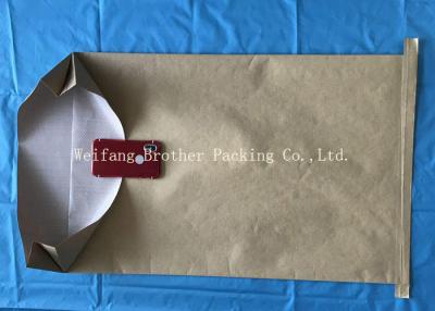 China Durable Kraft Paper Plastic Compound PP Woven Bag For Packing , Fully Printed for sale