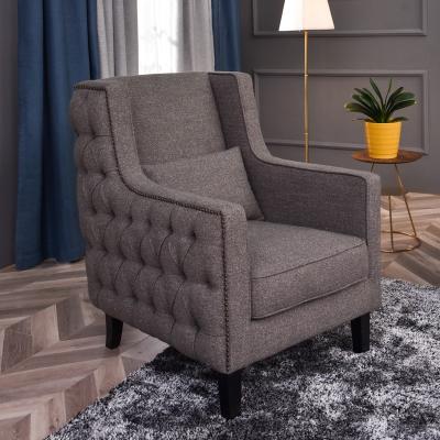 China New Soft Fabric Cooling General Armchair For Living Room Furniture Leisure Chair for sale