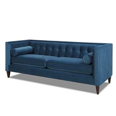 China MAYFINE Tufted Blue Premium Sofas Living Room Furniture Luxury Living Room Sofa Sets Italian Modern Fabric Velvet Sofa Set Furniture for sale