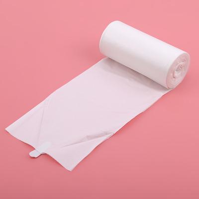 China 100% Biodegradable Wheel Bag Transparent Biodegradable Garbage Plastic Garbage Bags Eco-friendly On Roll for sale