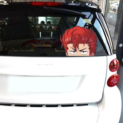 China New Design Cartoon 13 Reflective Car Look Reflective Vinyl Stickers and Decals for Anime Basketball Fans for sale