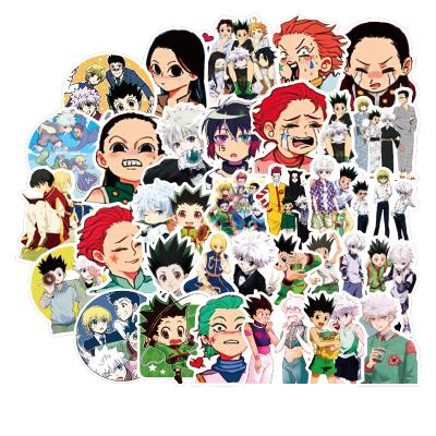 China Cartoon Sticker 50pcs/bag Waterproof Vinyl Sticker For Suitcase Trolley Case Notebook Phone Laptop For Anime Fans for sale