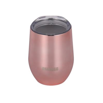 China Disposable Hot Sale Stainless Steel Mugs Coffee Sip Cup With Lid Wine Egg Vacuum Insulated Tumbler for sale