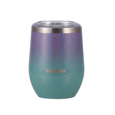 China Amazon Hot Selling Wholesale Disposable 320ml Stainless Steel Double Wall Wine Tumbler Cup for sale