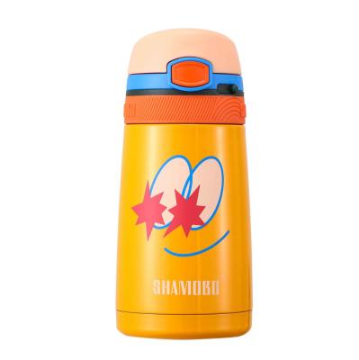 China Viable Fine Quality Kids Vacuum Insulated 316 Stainless Steel Water Bottle 350ml With Straw Portable for sale