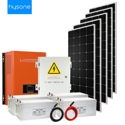 China Price 3KW 5KW 6KW 8KW 10KW Home Hybrid Solar System 5000W Solar Power System For Home 3Kw Off Grid Solar System for sale