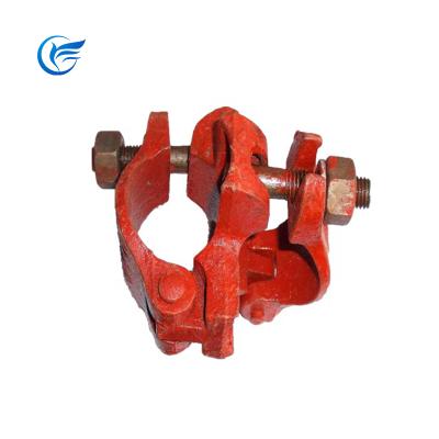 China Support Scaffolding Hinge Swivel Asian Black Red Forged Coupler for sale