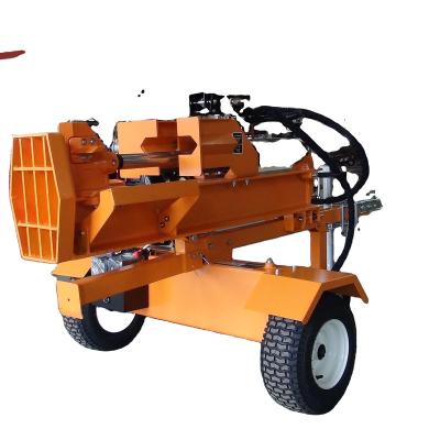 China Wood Splitting Poweed 40 Ton Super Split Log Splitter Diesel Hydraulic Firewood Processor With Log Tray For Sale for sale