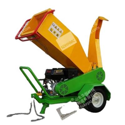 China Wooden chipper factory offer cheap mobile trailer wood chipper 15HP for sale for sale