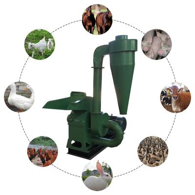 China High Efficiency Automatic Chicken Corn Feed Grinder Machine Mixer And Grinder For Making Animal Feed for sale