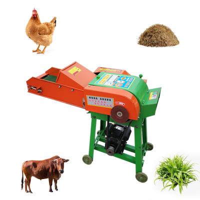 China Poultry farm grass and hay fodder cleaver chaff cutter machine small for animal feed for sale