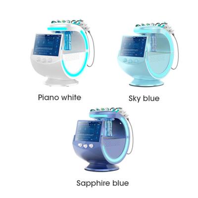 China Skin Tightening Hot Selling Big Beauty Hydra Water Facial Head Face Skin Intelligent Blue Ice Beauty Machine for sale