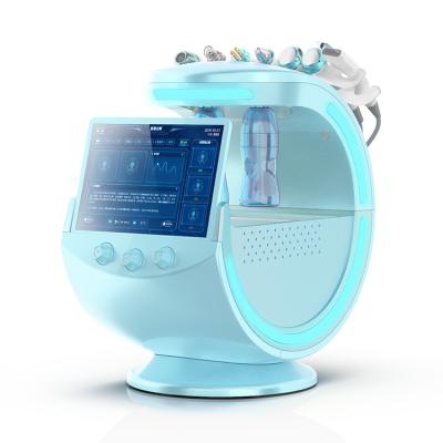 China Skin Tightening Rejuvenation Multifunctional Hydra Skin Radio Frequency Dermabrasion Facial Care Machine With Skin Analyzer for sale