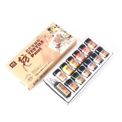 China 12colors*18ml MBGI-WAP Nox-Toxic Textile Paint Soft Set for sale