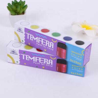 China Tempera Paint Poster Color Gouache Paint Set Child Painting 15ml for sale