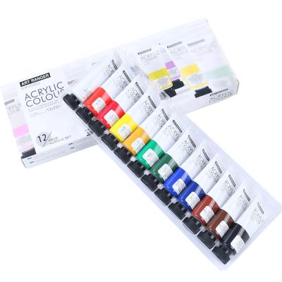 China Art Rangers Water-Based Acrylic Paint set acrylic colors nail paint Kit Acrylic colors 22ml*12 22ml*12 colors for sale