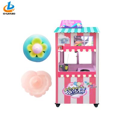 China Automatic Production Chuanbo Candy Silk Magic Flower Selling Machine Made Automatic Cotton Candy In China for sale