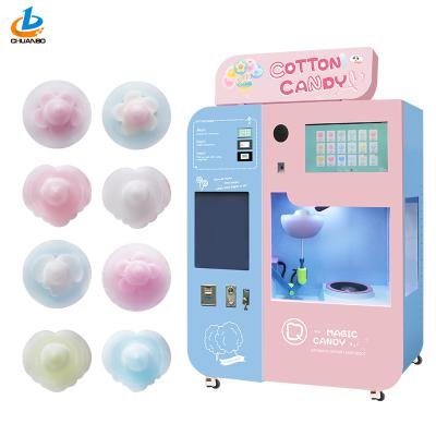 China Sugar Cotton Candy Vending Machine Cheap Price Commercial Cotton Candy Vending Machine Magic Candy Machine For Kids Adults for sale