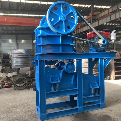 China slag ore rock jaw crusher station, gold baking mining jaw crusher with screen, mini jaw crusher price for sale