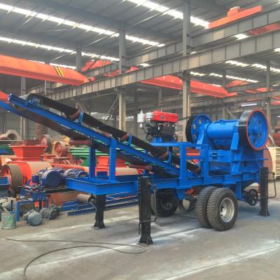 China Stone Crusher Plant Movable Turbo 600 Hard Material Plant for sale