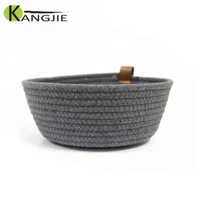 China OEM Sustainable Household Eco - Friendly Hand - Woven Storage Baskets for sale