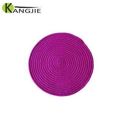 China Beautifully Sustainable Handmade Customized Colored Table Place Mat for sale