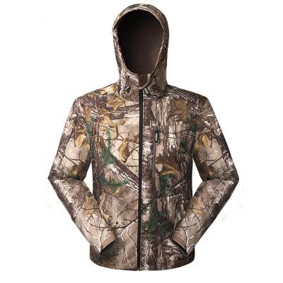 China Bionic Skin Bionic Skin Camouflage Waterproof Soft Shell Hunting Suit Camouflage Gilly Shark Hunting Suit for sale