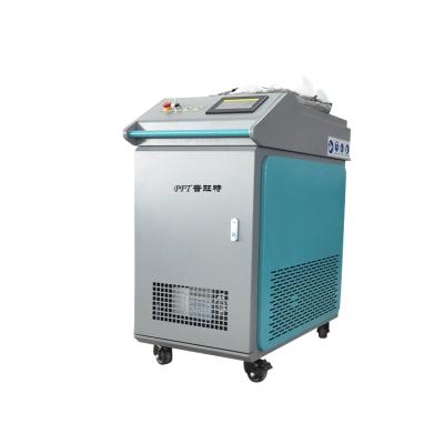 China Fast Speed ​​Pufeite High Accuracy 1000 Watt Small Size Lazer Cleaner Fiber Laser Cleaning Machine for sale