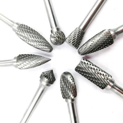 China YG8 Customized Tungsten Carbide Burr Bits Metal Removal Carbide Burrs for sale