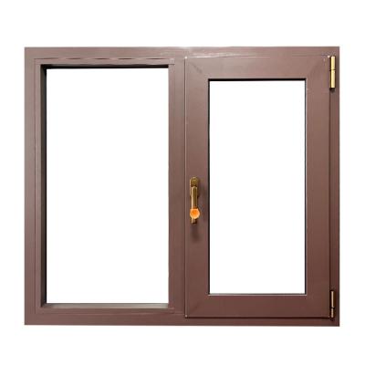 China Sliding Modern Glass Window Bridge-broken Affordable Stylecasement Aluminum Window Heat-insulation Chinese Aluminum Window Factory for sale