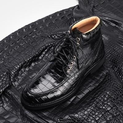 China Genuine Leather Crocodile Boots Mens Lightweight Alligator Western Boots Men's Crocodile Boot For Men for sale